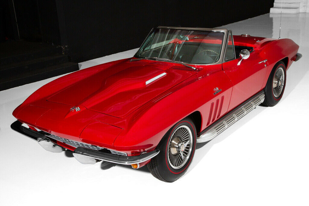1966 Red Chevrolet Corvette Convertible