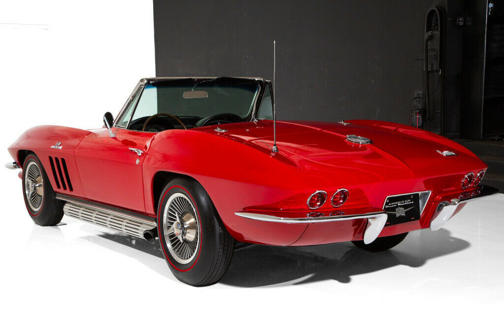 1966 Red Chevrolet Corvette Convertible