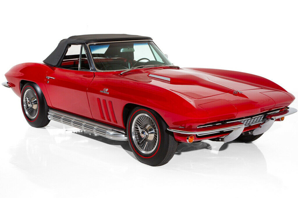1966 Red Chevrolet Corvette Convertible