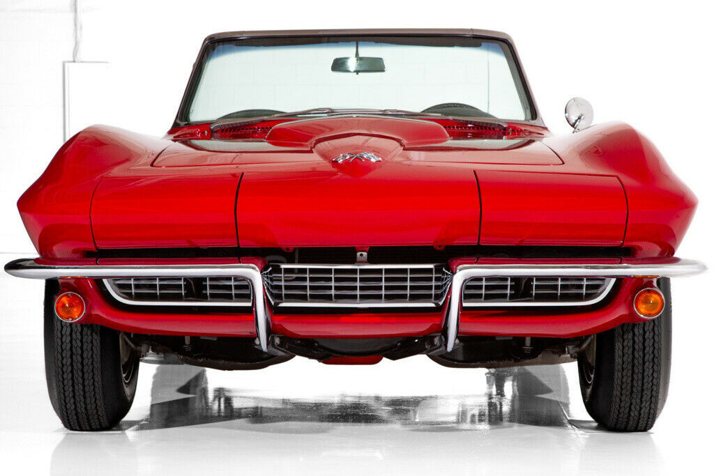 1966 Red Chevrolet Corvette Convertible