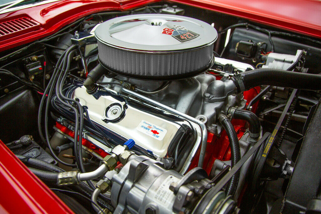 1966 Red Chevrolet Corvette Convertible