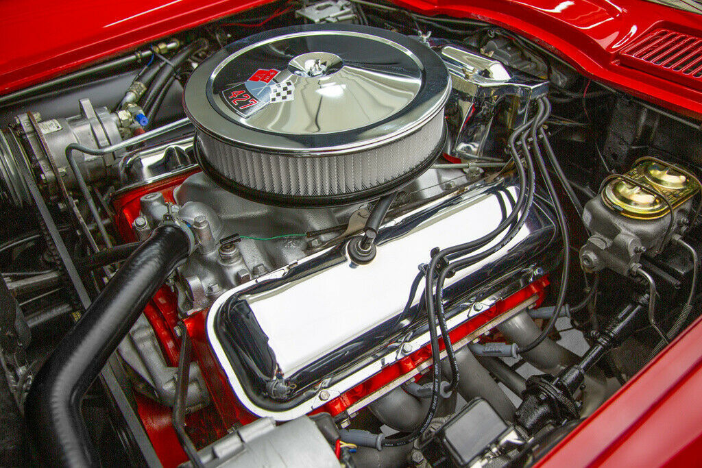 1966 Red Chevrolet Corvette Convertible