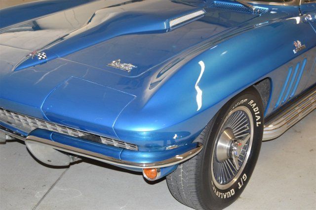 1966 Blue Chevrolet Corvette --