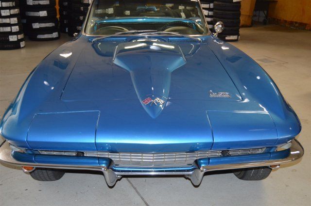 1966 Blue Chevrolet Corvette --