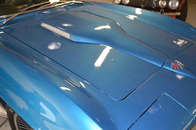 1966 Blue Chevrolet Corvette --