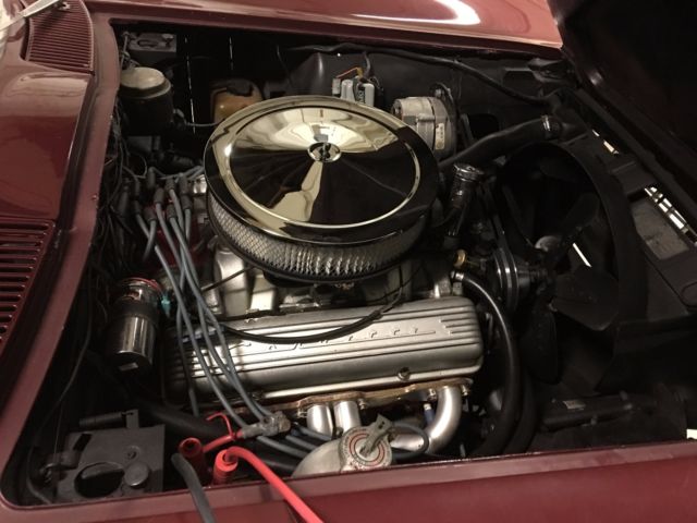 1966 Milano Maroon Chevrolet Corvette Convertible