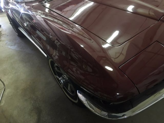 1966 Milano Maroon Chevrolet Corvette Convertible