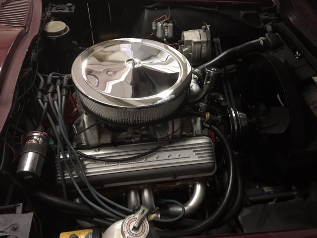 1966 Milano Maroon Chevrolet Corvette Convertible