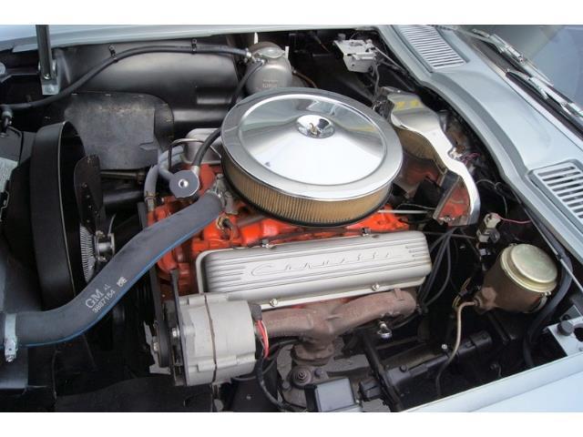 1966 Silver Chevrolet Corvette Convertible