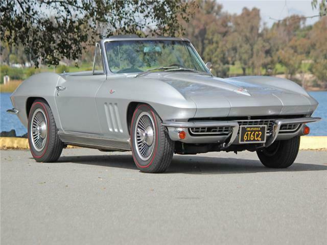 1966 Silver Chevrolet Corvette Convertible
