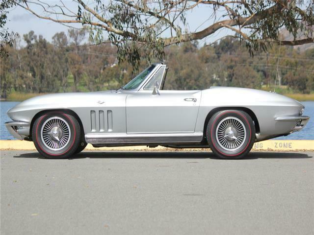 1966 Silver Chevrolet Corvette Convertible
