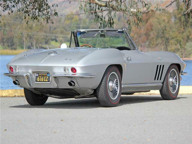 1966 Silver Chevrolet Corvette Convertible