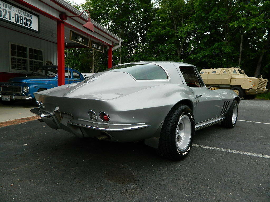 1966 Silver Chevrolet Corvette Coupe