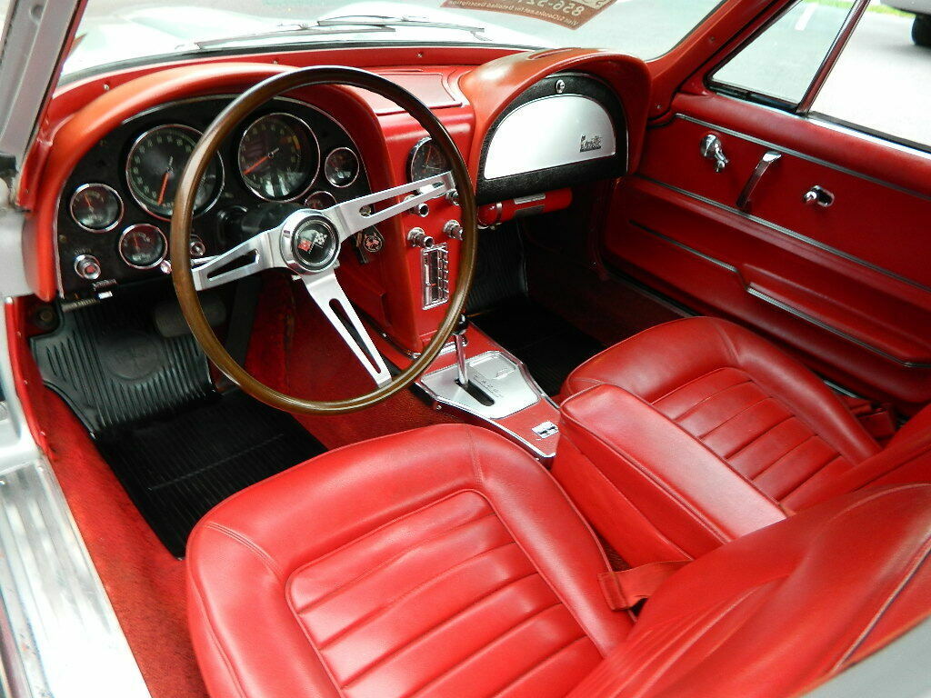 1966 Silver Chevrolet Corvette Coupe