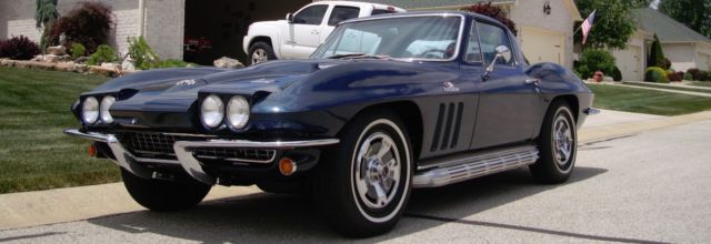 1966 Laguna Blue Chevrolet Corvette Coupe