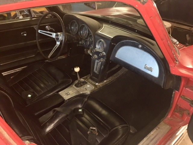 1966 Red Chevrolet Corvette Coupe