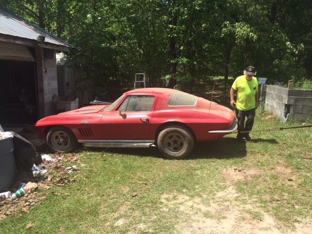 1966 Red Chevrolet Corvette Coupe