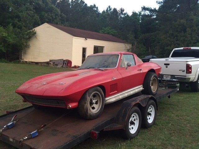 1966 Red Chevrolet Corvette Coupe