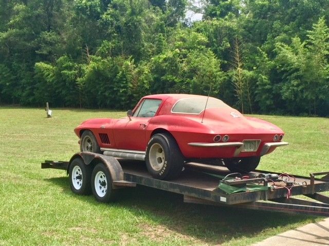 1966 Red Chevrolet Corvette Coupe