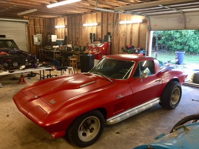 1966 Red Chevrolet Corvette Coupe