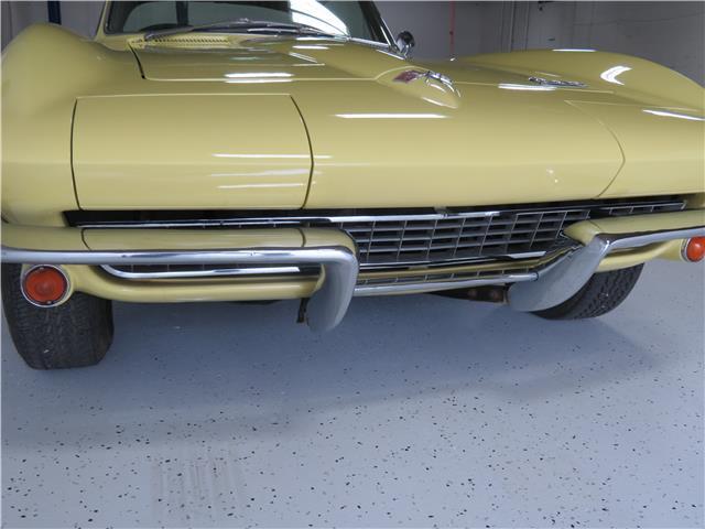 1966 Yellow Chevrolet Corvette --