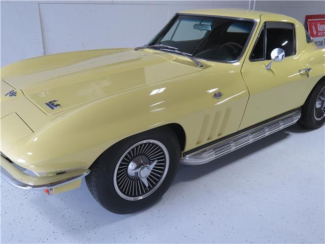 1966 Yellow Chevrolet Corvette --