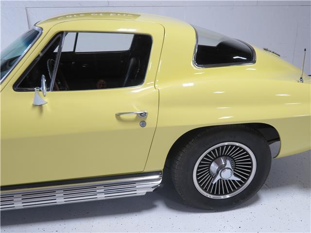 1966 Yellow Chevrolet Corvette --
