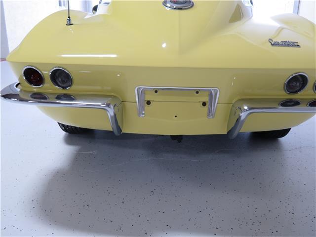 1966 Yellow Chevrolet Corvette --