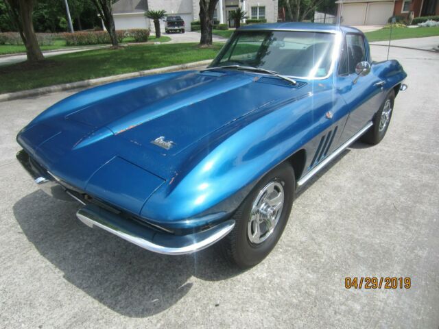 1966 Blue Chevrolet Corvette Coupe