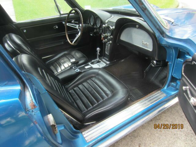 1966 Blue Chevrolet Corvette Coupe