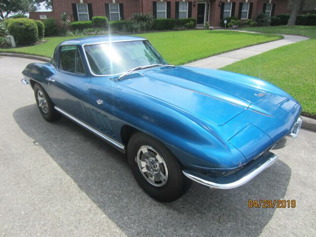 1966 Blue Chevrolet Corvette Coupe