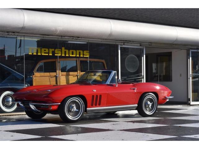 1966 Black Chevrolet Corvette Convertible