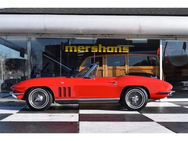 1966 Black Chevrolet Corvette Convertible