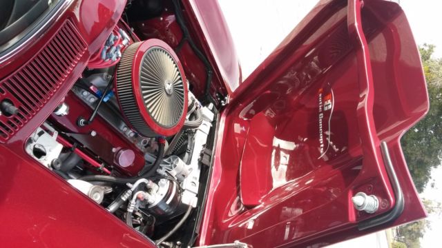 1966 Burgundy Chevrolet Corvette Convertible