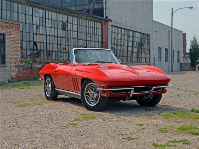 1966 Blue Chevrolet Corvette Convertible