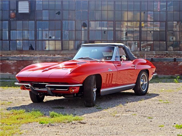 1966 Blue Chevrolet Corvette Convertible