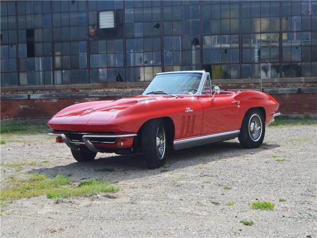 1966 Blue Chevrolet Corvette Convertible