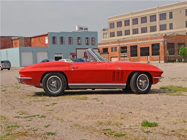 1966 Blue Chevrolet Corvette Convertible