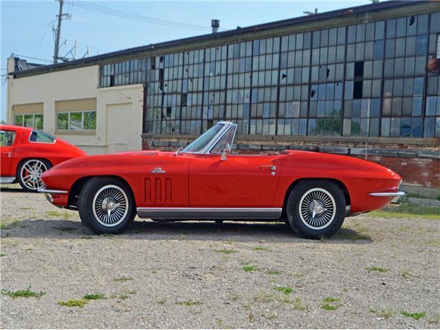 1966 Blue Chevrolet Corvette Convertible