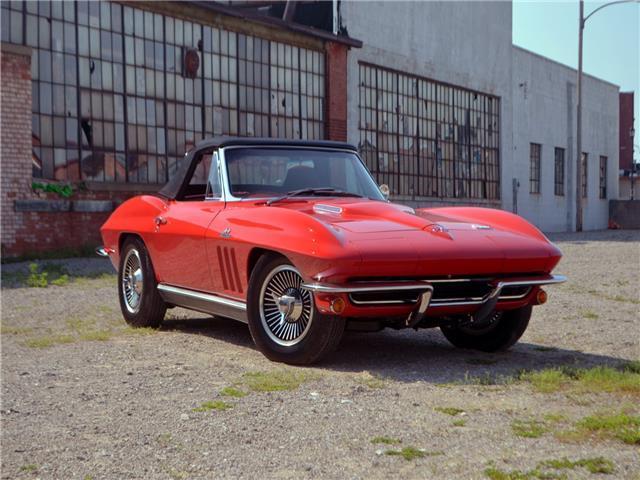 1966 Blue Chevrolet Corvette Convertible