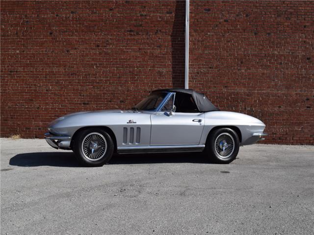 1966 Silver Chevrolet Corvette Convertible