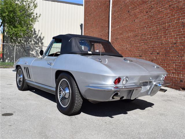 1966 Silver Chevrolet Corvette Convertible