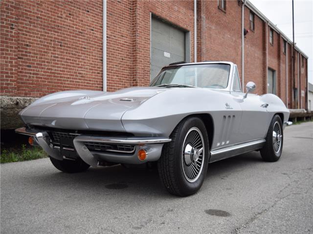 1966 Silver Chevrolet Corvette Convertible
