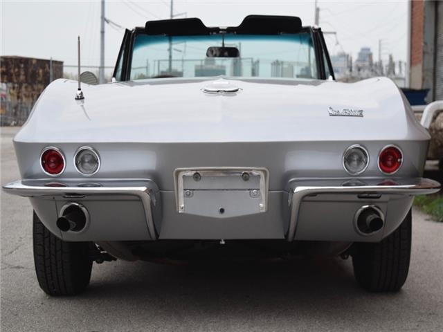 1966 Silver Chevrolet Corvette Convertible