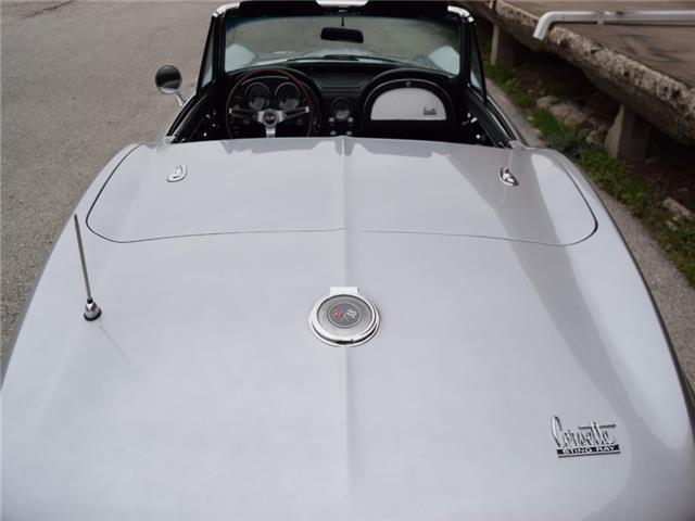 1966 Silver Chevrolet Corvette Convertible