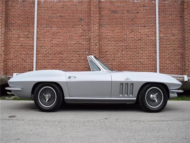 1966 Silver Chevrolet Corvette Convertible