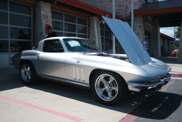 1966 Silver Chevrolet Corvette Coupe