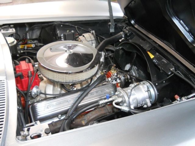 1966 Silver Chevrolet Corvette Coupe