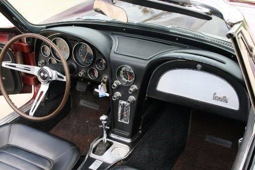 1966 Maroon Chevrolet Corvette --