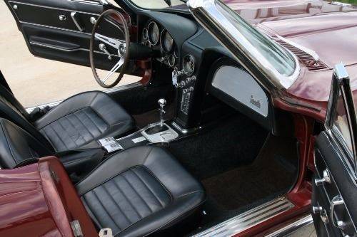 1966 Maroon Chevrolet Corvette --